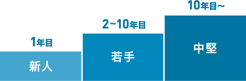 人材育成制度 イメージグラフ